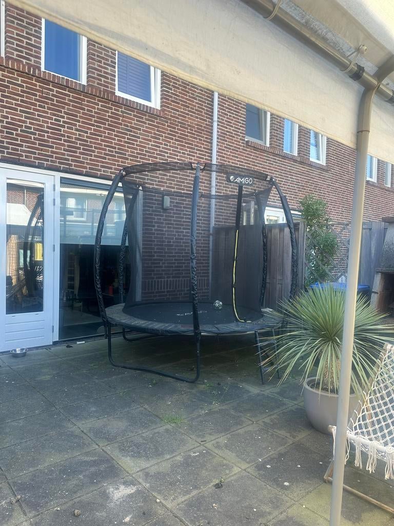 Amigo Trampoline met Veiligheidsnet, Kinderen en Baby's, Speelgoed | Buiten | Trampolines, Ophalen of Verzenden, Zo goed als nieuw