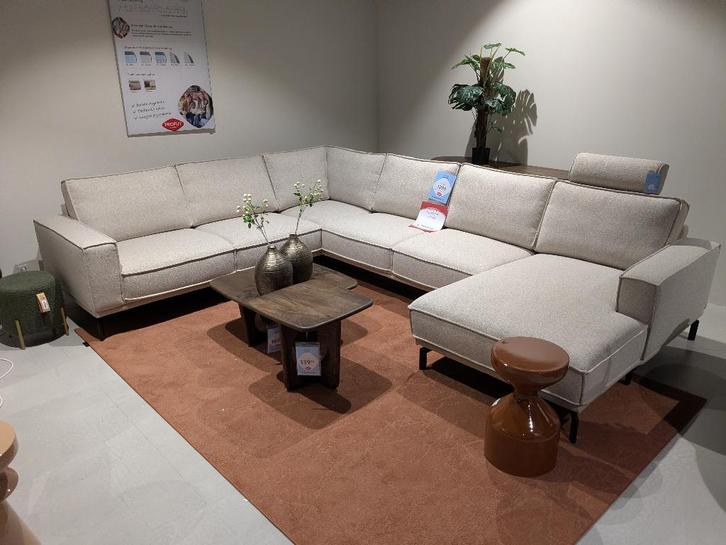 HOEKBANK ALBURG PROFIJT STERK AFGEPRIJSD, Huis en Inrichting, Banken | Bankstellen, Nieuw, Hoekbank, Overige maten, 300 cm of meer