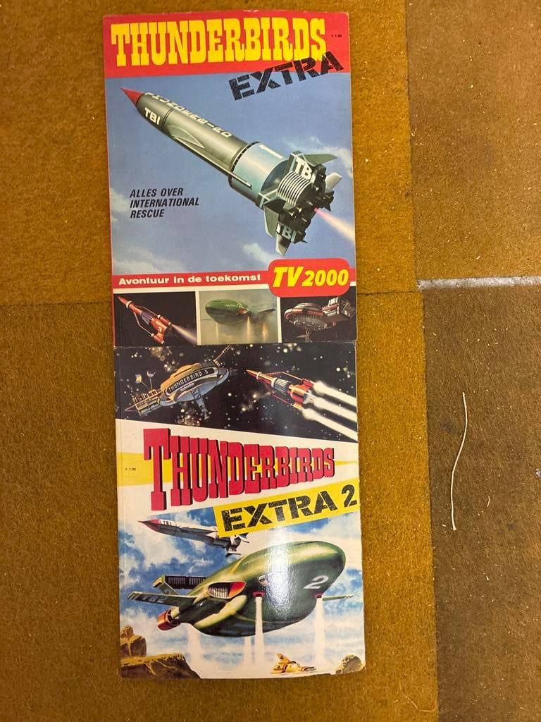 Thunderbirds Extra 1 & 2 - Vintage Strips, Ophalen of Verzenden, Gelezen