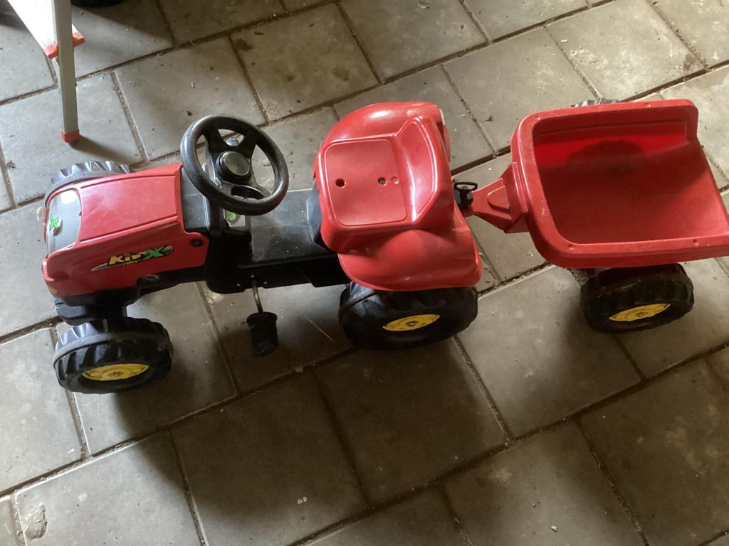 Rolly toys traktor met aanhanger, Ophalen, Gebruikt, Trapvoertuig