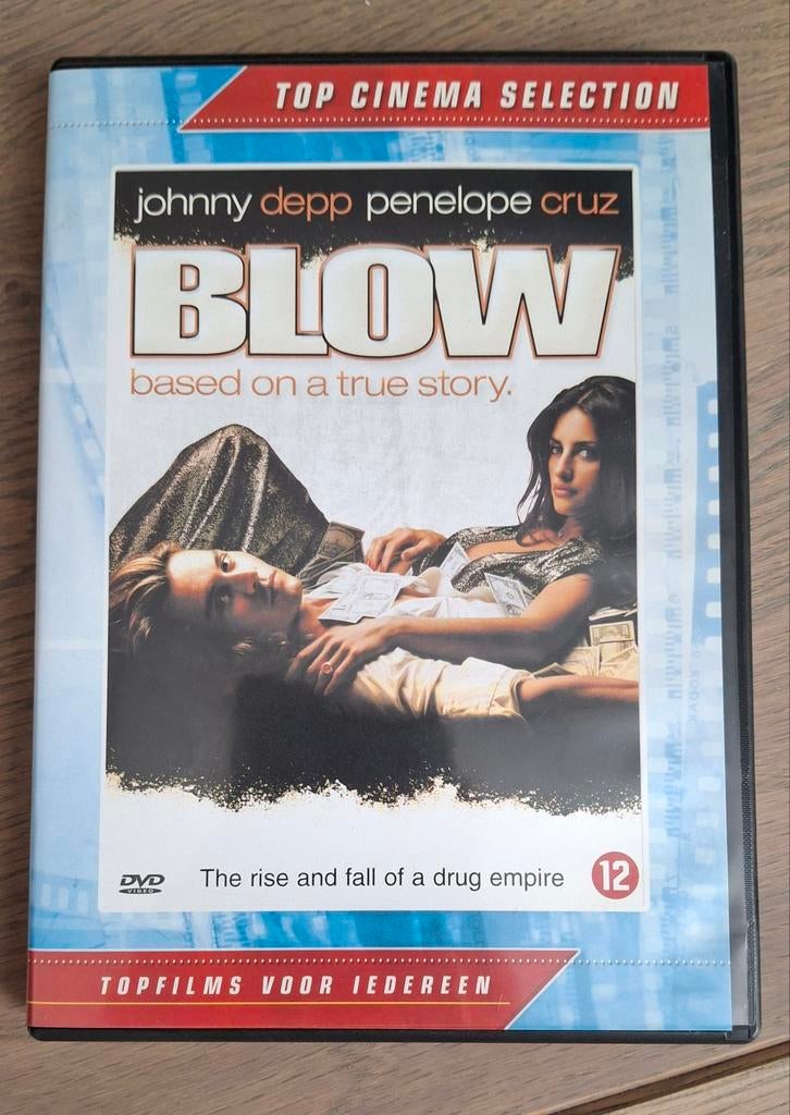 Blow DVD - Johnny Depp, Penélope Cruz, Vanaf 12 jaar, Ophalen of Verzenden, Gebruikt, Maffia en Misdaad