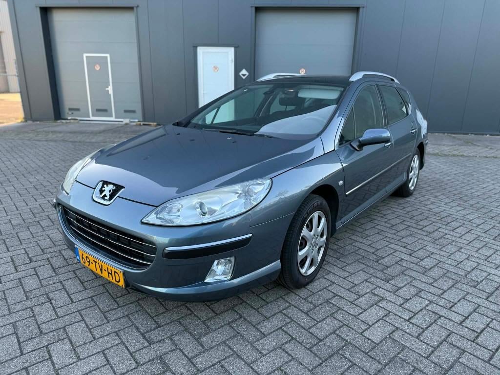 Peugeot 407 SW 1.8-16V XR Pack | 2007 | Panorama | Cruise, Auto's, Peugeot, Zwart, 4 cilinders, 1749 cc, Origineel Nederlands
