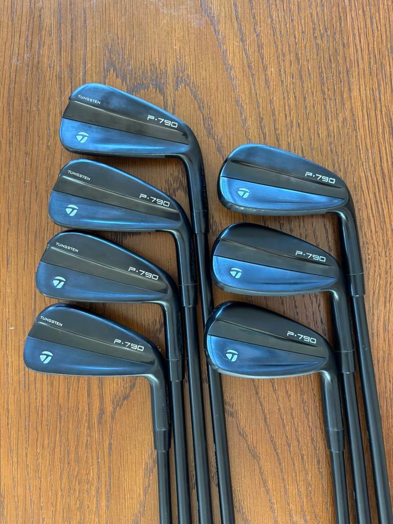 Taylormade P790 IJzers Zwart - 4/PW Regular Flex, Sport en Fitness, Golf, Ophalen of Verzenden, Gebruikt, Set, Overige merken
