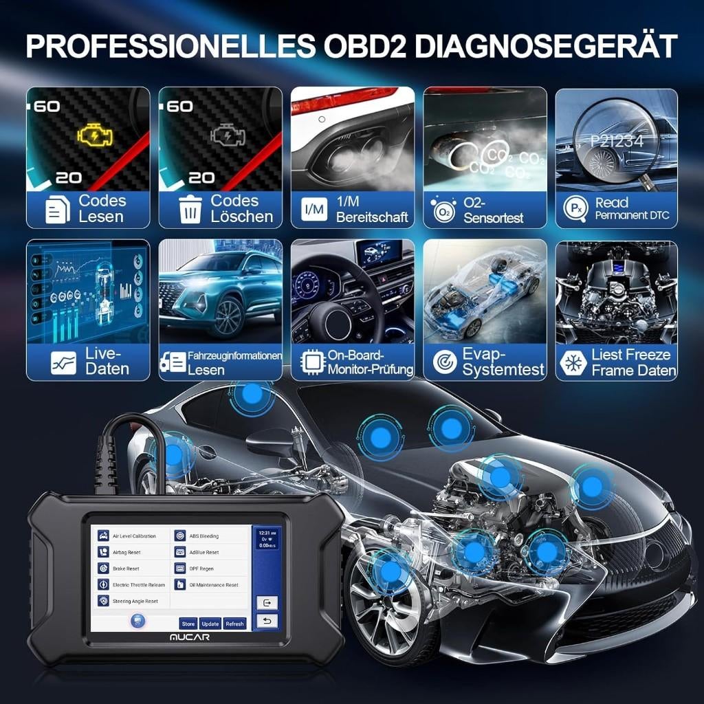 MUCAR CS6 OBD2 diagnoseapparaat, auto, Auto diversen, Autogereedschap, Ophalen of Verzenden, Zo goed als nieuw, Support@mythinkcar.com
