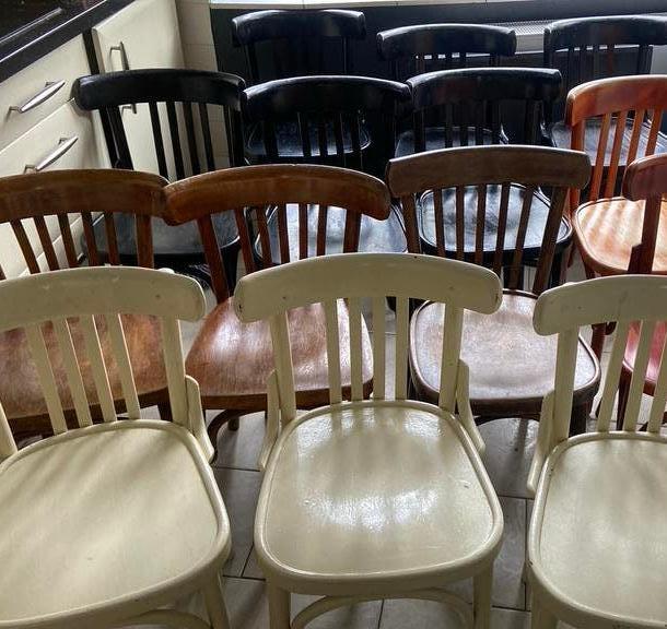 Thonet kroegstoelen vintage cafe café stoel houten stoeltjes, Antiek en Kunst, Antiek | Meubels | Stoelen en Banken, Ophalen