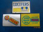 Lucifer Etiketten Jac Hermans Prijs-Slag 3 Stuks, Ophalen of Verzenden, Gebruikt, Luciferdoosjes of -merken