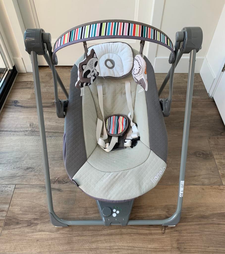 Lionelo elektrische wipstoel baby schommelstoel, Kinderen en Baby's, Wipstoeltjes, Ophalen, Zo goed als nieuw