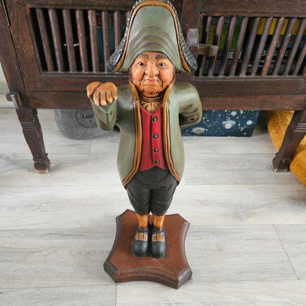 Houten napoleon beeld, Ophalen, Gebruikt