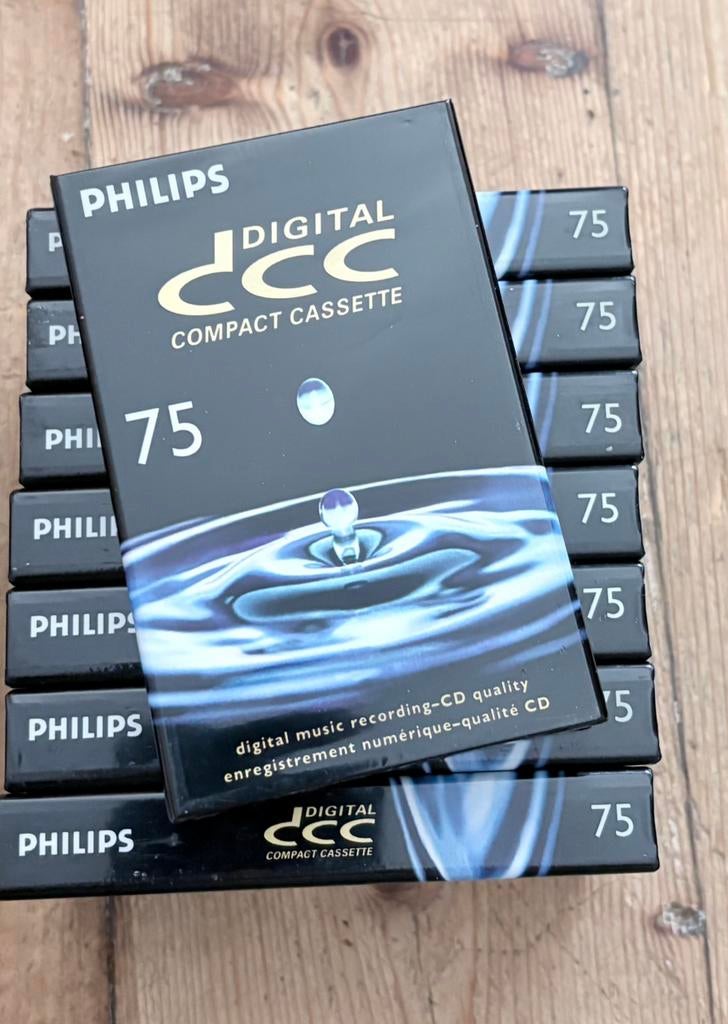 8 Philips dcc tapes, Cd's en Dvd's, Cassettebandjes, Ophalen of Verzenden, Nieuw in verpakking, Overige genres, 2 t/m 25 bandjes