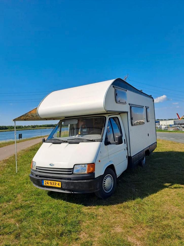 Ford transit mobilvetta camper 6 persoons!, Caravans en Kamperen, Campers, Particulier, Half-integraal, Ophalen of Verzenden