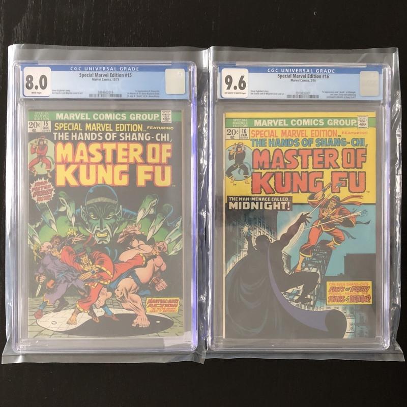 Special Marvel Edition Vol.1 #15 & 16 CGC Set (1973), Amerika, Marvel Comics, Ophalen of Verzenden, Zo goed als nieuw