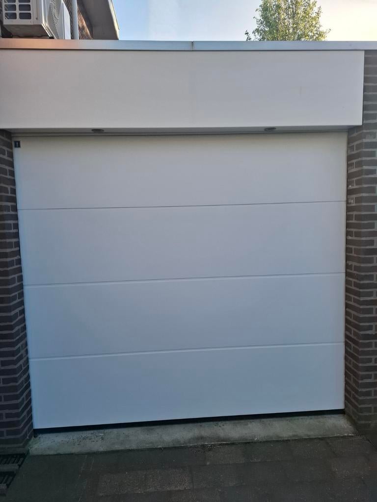 Hörmann elektrische garagedeur 250 breed, Ophalen, Gebruikt, Garagedeur, 120 cm of meer