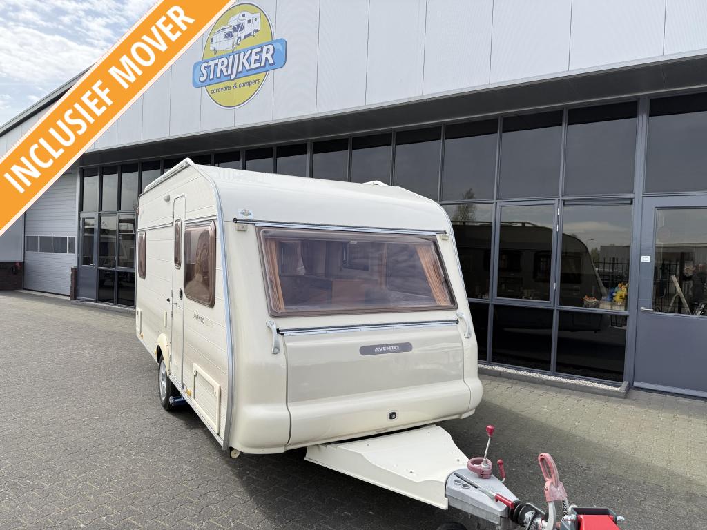 Avento Excellence 465 TF Fransbed + XL Zit + Tent + Mover..., Caravans en Kamperen, Schokbreker, Avento, Bedrijf, Treinzit