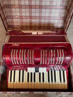 Weltmeister Migma Accordeon met koffer en riemen, Ophalen, Gebruikt, Overige formaten, Toetsaccordeon