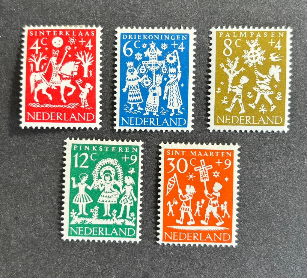 Nvph 759-763 ongebruikt, Ophalen of Verzenden