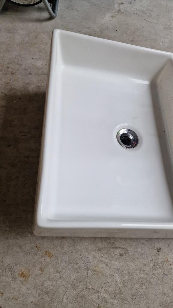Wastafel met kraan, Ophalen, Gebruikt, Chroom, Wastafel