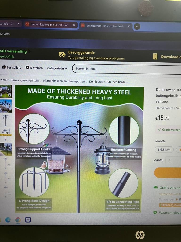 Herdershaak tuindecoratie, Tuin en Terras, Tuinwanddecoratie, Ophalen of Verzenden, Zo goed als nieuw