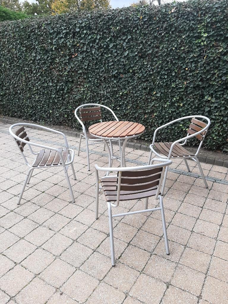 tuinset, Tuin en Terras, Tuinsets en Loungesets, Ophalen, Gebruikt, 4 zitplaatsen, Tuinset