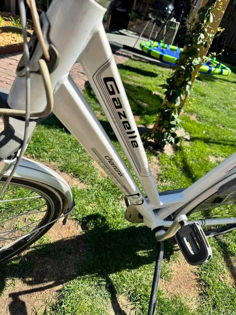 Elektrische Gazelle Damesfiets, Fietsen en Brommers, Ophalen, Velgrem, Versnellingen, Gazelle