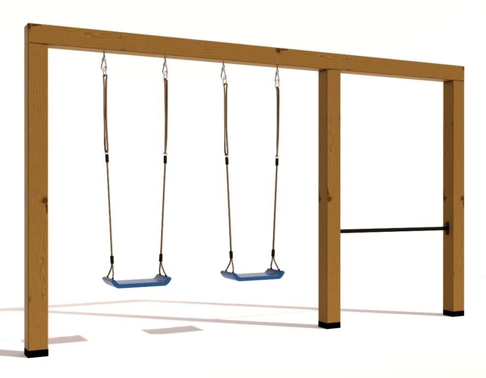 Houten Douglas Schommel BK Sophie met duikelrek  394, Kinderen en Baby's, Speelgoed | Buiten | Speeltoestellen, Nieuw, Schommel