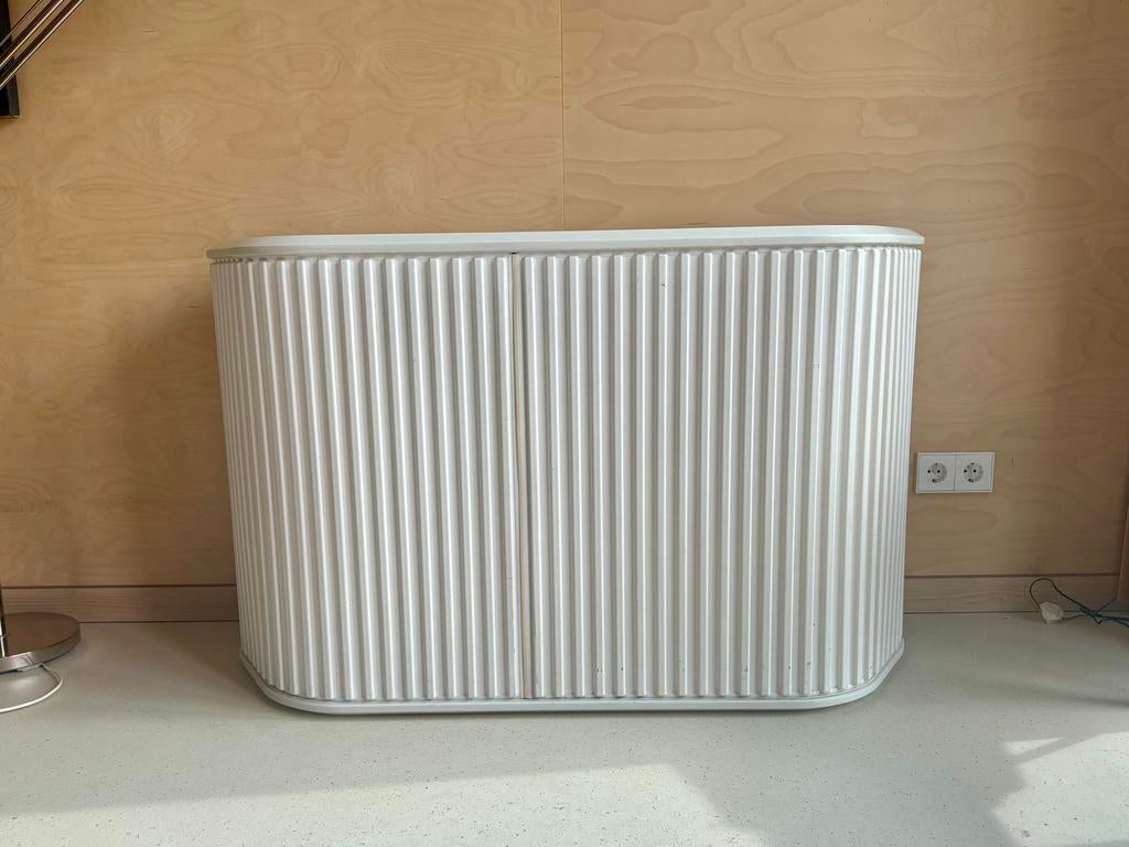 Pastoe Amsterdammer dressoir kast – wit – design -132 cm br, Ophalen, 100 tot 150 cm, Overige houtsoorten, Vintage, mid century modern, retro, design, Pastoe, sideboard