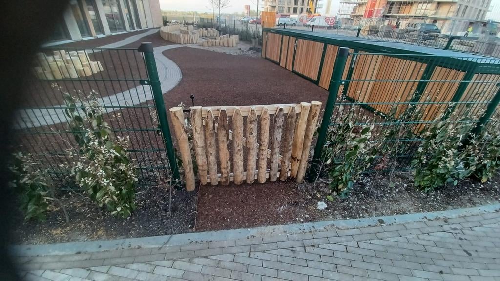 Tuinhek looppoort hout, Ophalen, Gebruikt, Hout, Tuinhek