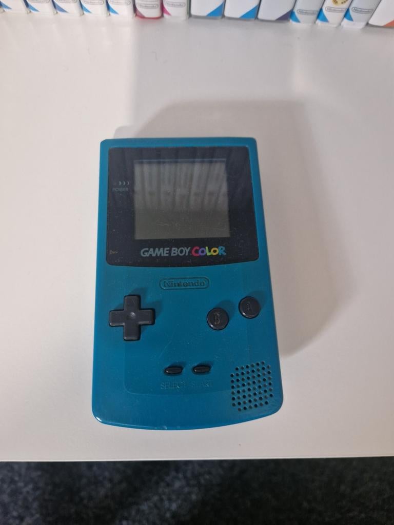 Nintendo Game Boy Color blauw, Spelcomputers en Games, Ophalen of Verzenden, ., ., .
