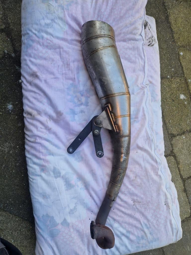 Leovince GP uitlaat voor Minarelli Horizontaal - Goede staat, Ophalen of Verzenden, Gebruikt, Uitlaat, Overige merken