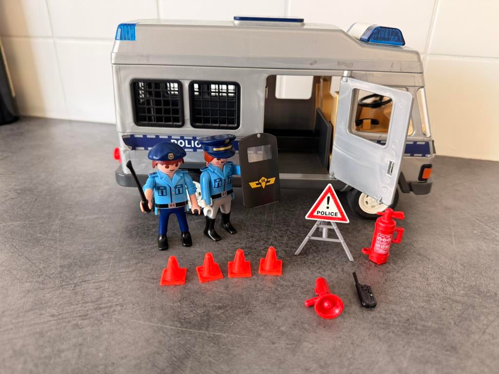 Playmobil politiebus, Kinderen en Baby's, Speelgoed | Playmobil, Ophalen of Verzenden, Zo goed als nieuw