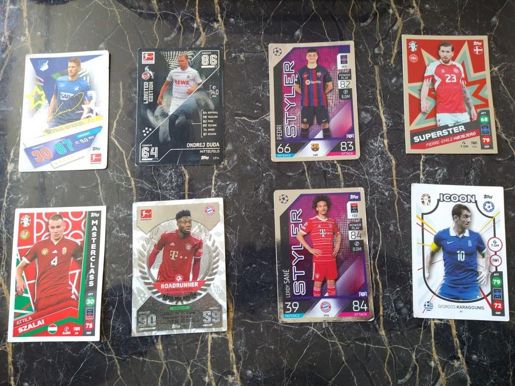 Voetball kaartjes, Hobby en Vrije tijd, Stickers en Plaatjes, Ophalen of Verzenden, Meerdere plaatjes