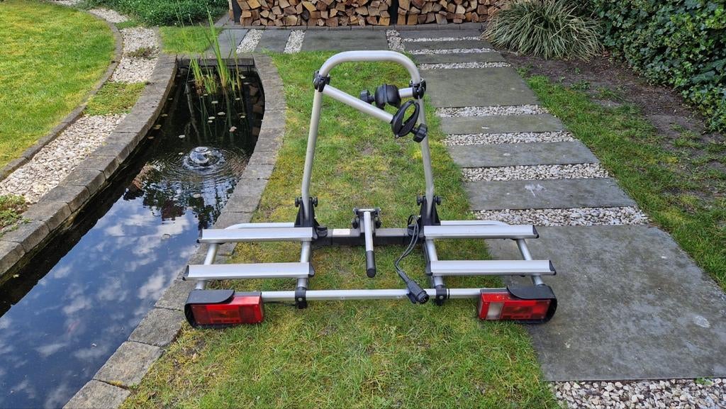 Uebler Primavelo Pro P2/P3 fietsendrager, Auto diversen, Fietsendragers, Gebruikt, Ophalen of Verzenden, 2 fietsen, Trekhaakdrager