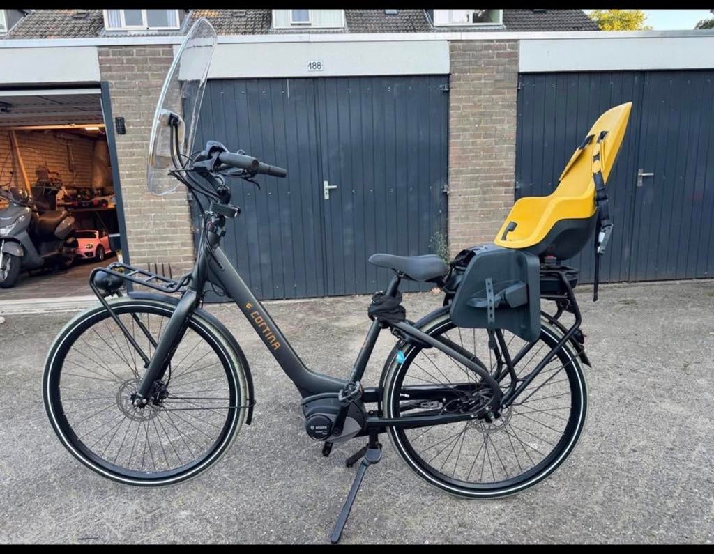 Bobike fietsstoeltjes met windscherm, Ophalen, Gebruikt, Achterzitje, Voetsteuntjes