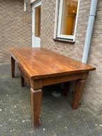 Teakhouten eettafel 100x200, Huis en Inrichting, Tafels | Eettafels, Ophalen, Gebruikt, 200 cm of meer, 50 tot 100 cm