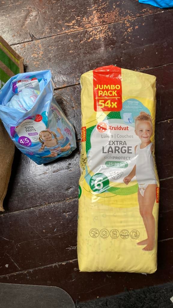 Jumbo pack Kruidvat luiers maat 6, Kinderen en Baby's, Badjes en Verzorging, Ophalen of Verzenden, Nieuw, Overige typen