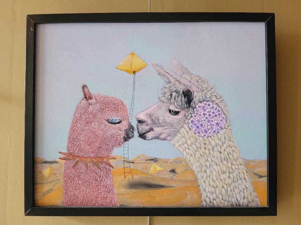 Alpaca's ontmoeting, Ophalen