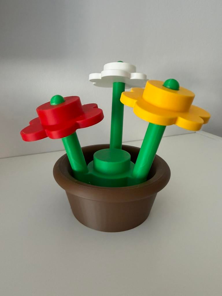 Amazing giant lego flowers 3d printing, Huis en Inrichting, Ophalen, Meerkleurig, Kunststof, Botanisch