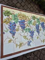 Uniek tegeltableau 40 tegels blauwe regen Gilliot Hemiksem, Ophalen