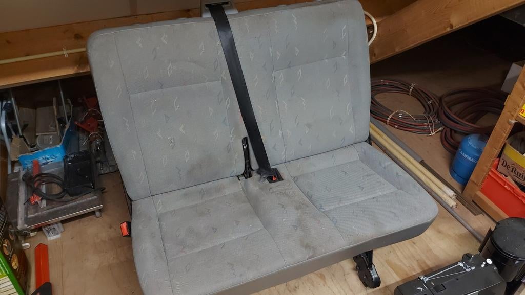 2 pers bank uit een transporter t5 opklapbaar verwijderbaar, Caravans en Kamperen, Camper-accessoires, Ophalen of Verzenden