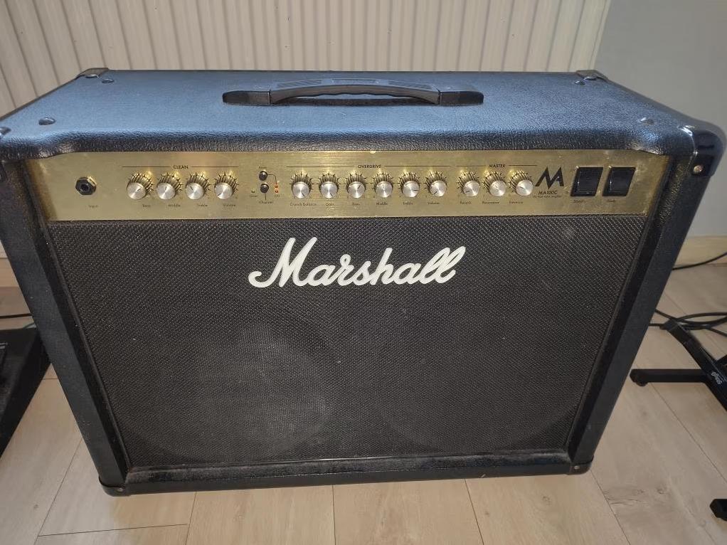 Marshall MA100C, Muziek en Instrumenten, Versterkers | Bas en Gitaar, Gebruikt, Gitaar, 50 tot 100 watt, Ophalen