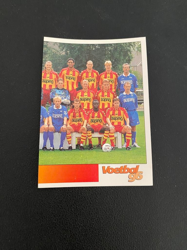 Go Ahead Eagles Elftal - Panini Voetbal 96, Ophalen of Verzenden, Zo goed als nieuw, Overige binnenlandse clubs, Poster, Plaatje of Sticker