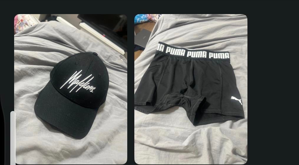 Zwarte pet met wit 'Majefions' logo, Kleding | Heren, Hoeden en Petten, Ophalen of Verzenden, Zo goed als nieuw, One size fits all