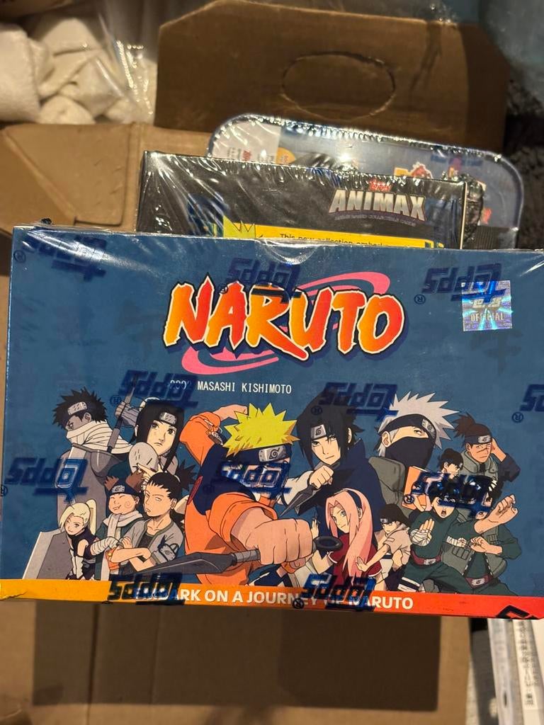 Topps Naruto animax boosterbox, Ophalen of Verzenden, Zo goed als nieuw, Boosterbox