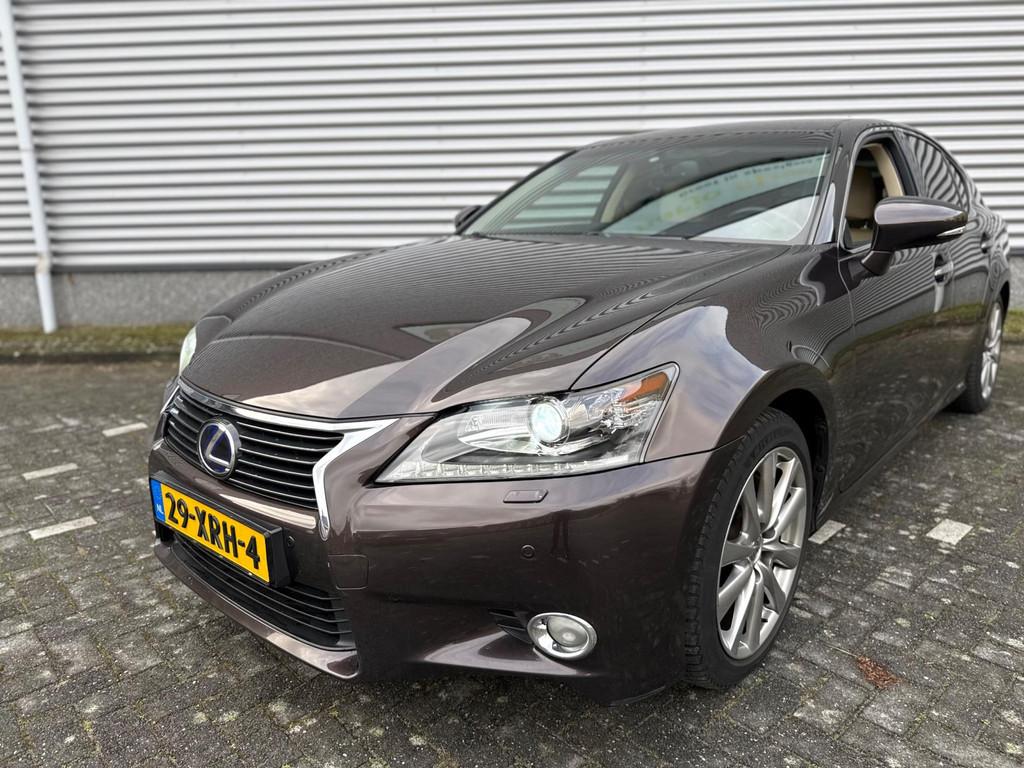 Lexus GS 450h Hybrid Business (bj 2012) AUT|XENON|LEER|VOL,V, Auto's, Automaat, Euro 5, Gebruikt, Beige