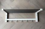 IKEA Tjusig Kapstok - Wit met hoedenplank en haken, Zo goed als nieuw, Minder dan 100 cm, Hout, Ophalen