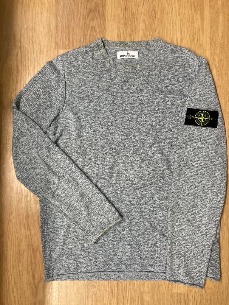 Stone Island Crewneck Sweater - L - Grijs - Authentiek, Maat 52/54 (L), Ophalen of Verzenden, Grijs, Stone Island