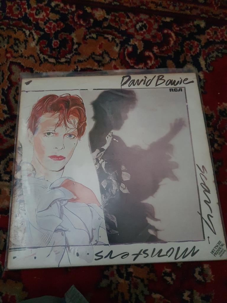 David Bowie - Scary Monsters (and Super Creeps) LP, Cd's en Dvd's, Vinyl | Rock, Gebruikt, Inclusief binnenhoes, Originele persing