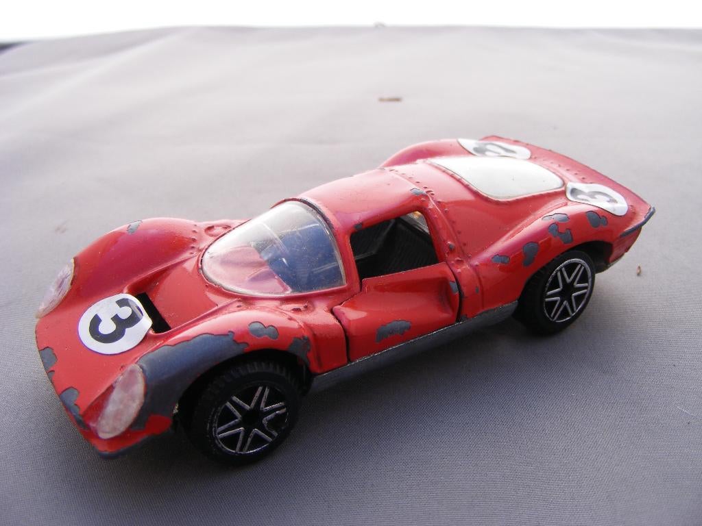 Ferrari p4 politoys export 574 1/43 incompleet (3), Ophalen of Verzenden, Gebruikt, Auto, Overige merken