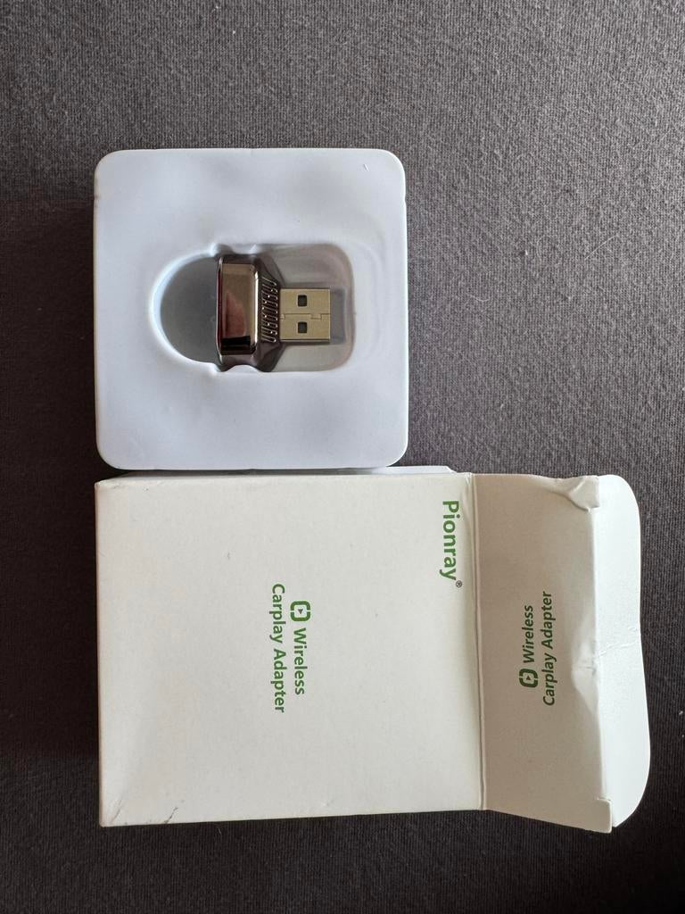 Piontray Draadloze Apple CarPlay Adapter USB, Auto diversen, Auto-accessoires, Ophalen of Verzenden, Nieuw