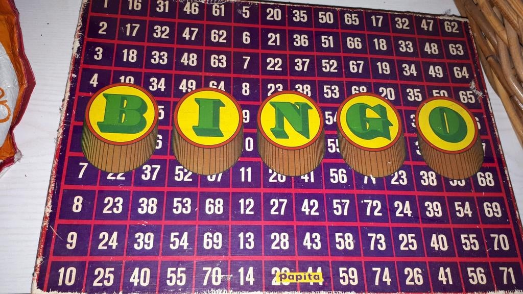 vinted Bingo spel van Papita, Hobby en Vrije tijd, Gezelschapsspellen | Bordspellen, Ophalen of Verzenden