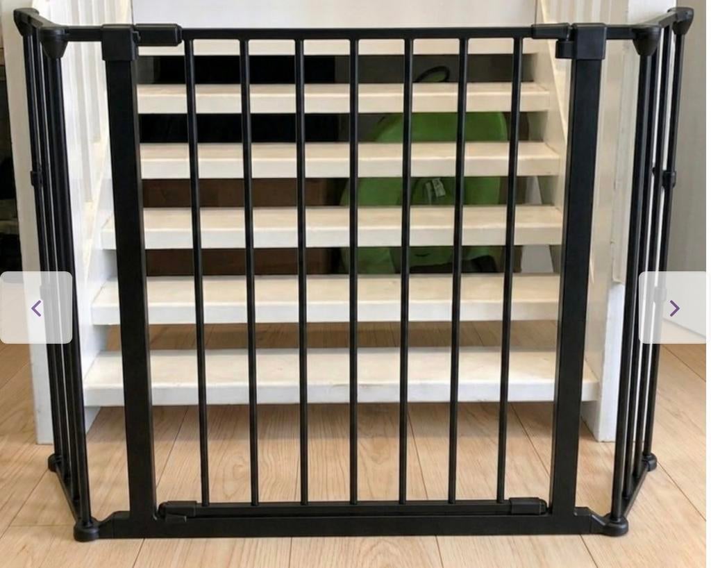 BabyDan Flex S Traphekje 90 - 112 cm, Ophalen, Zo goed als nieuw, Klemhekje, Metaal of IJzer